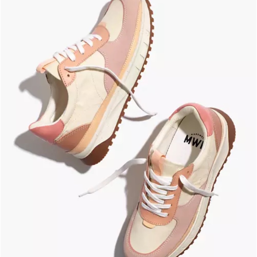 Madewell Kickoff sneakers, leather